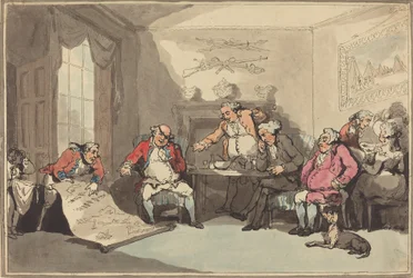 Ett milismöte, troligen 1799.