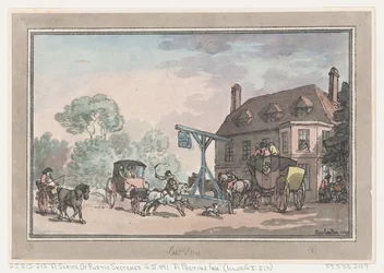 A Posting Inn, 1787., 1787.