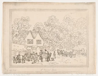 Ett lantligt stopp, 1787., 1787.
