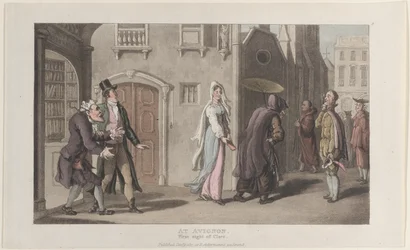 At Avignon, First Sight of Clara, från Journal of Sentimental Travels in the ..., 1 december 1817.