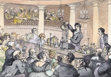 Chemical Lectures, c.1809 (senare färgläggning)