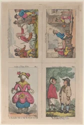 Kostym av Hogs Norton, How a Man May Shoot His Own Wig och The Maid of Mim, 1809., 1809.