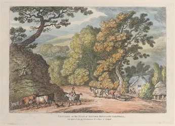 Stuga vid foten av Router Mountain, Cornwall