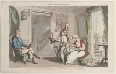 Don Michele förbereder sig för sin triumfexpedition, från Neapel och Campagna ..., 1 juni 1815.