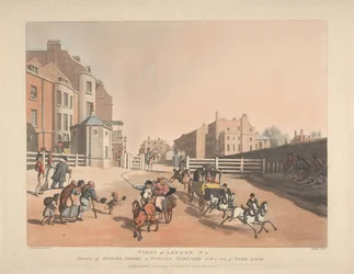 Ingången vid Oxford Street eller Tyburn Turnpike (nr 4)