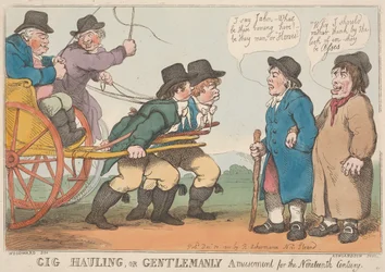 Gig-Hauling, eller en gentlemannamässig sysselsättning under 1800-talet