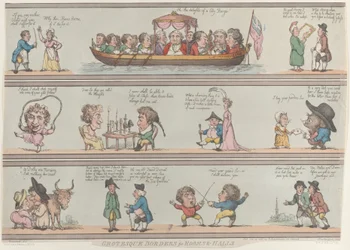 Groteska gränser för rum och salar, [29 oktober 1800], nytryck., [29 oktober 1800], nytryck.