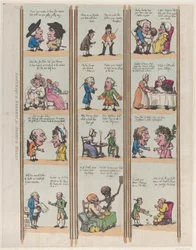 Groteska gränser för rum och salar, skylt 15, 1799., 1799.