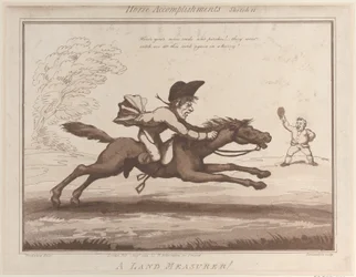 Horse Accomplishments, Sketch 11: A Land Measurer !!, 1 augusti 1799., 1 augusti 1799.
