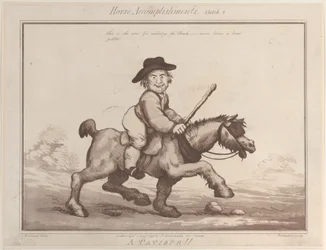 Horse Accomplishments, Sketch 2: A Paviour !!, 1 augusti 1799., 1 augusti 1799.