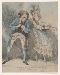 Italiensk tillgivenhet, verkliga karaktärer, 1786-91., 1786-91.