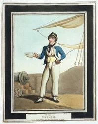 Sjöman, under Horatio Nelsons tid (1758-1805), tilldelad olika uppgifter beroende på deras förmåga, vissa arbetade på masterna lastade på vingen, andra på övre däck, ansvariga för ankaret, ytterligare andra ingick i skyttelaget