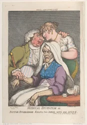 Medicinsk utskick eller Doktor Doubledose Killing Two Birds with One Stone, november..., 20 november 1810.