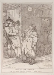 Miseries of London, or a Surly Saucy Hackney Coachman, 4 juni 1814., 4 juni 1814.