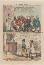 Mrs Clarks Levee. Marockos ambassadör på en särskild ambassad, 20 februari 1809.