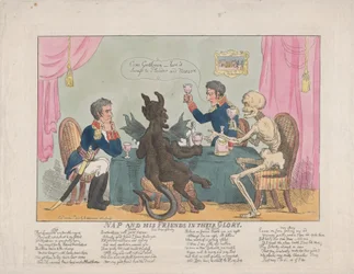 Nap and His Friends in their Glory, 1 oktober 1813., 1 oktober 1813.