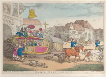 Paris Diligence, 1810., 1810.
