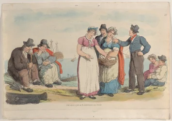 Plåt 10, från World in Miniature, 1816., 1816.
