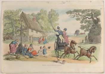 Plåt 13, från World in Miniature, 1816., 1816.