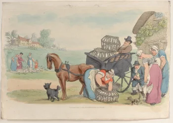 Plåt 17, från World in Miniature, 1816., 1816.