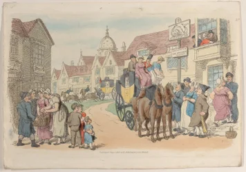 Plåt 19, från World in Miniature, 1816., 1816.