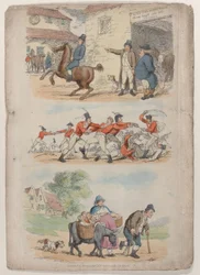Plåt 1, från World in Miniature, 1816., 1816.