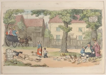 Plåt 32, från World in Miniature, 1816., 1816.