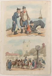 Plåt 7, från World in Miniature, 1816., 1816.