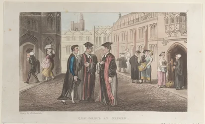 Quae Genus i Oxford, från The History of Johnny Quae Genus, The Little Found..., 1 november,