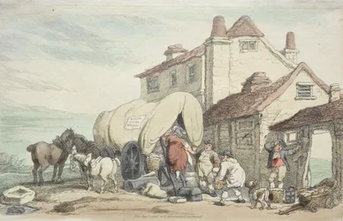 Richardsons Show: A Flying Wagon, 1816.