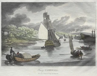 Rowlandsons skisser från naturen: Fowey, Cornwall