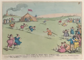 Landsbygdsidrott eller en extraordinär cricketmatch, 10 oktober 1811., 10 oktober 1811.