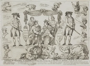 Politisk översikt över Europa, 24 januari 1786 – Preussens kungs födelsedag