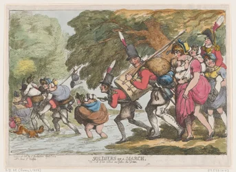 Soldater på en mars 1 april 1808., 1 april 1808.