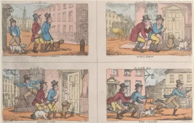 Fogdens jakt: Att gå ut på morgonen, i full doft, bryta täcket och förföljelsen..., 1809.