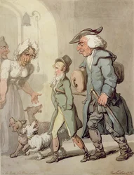 Björnen och björnföraren passerar Hôtel d