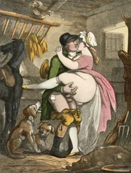 The Farmer and the Milkmaid, 1808-17 (akvatint)
