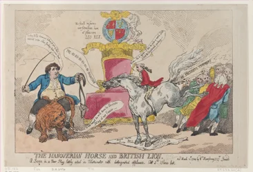 Hannoveranhästen och det brittiska lejonet, 31 mars 1784, 31 mars 1784.