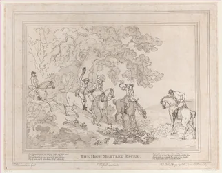 Jägaren från The Life of a Racehorse, eller The High-Mettled Racer, 20 juli 1789., 20 juli 1789