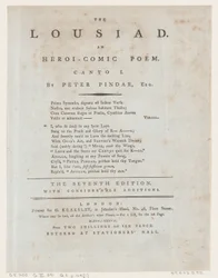 Lousiaden, titelsida, 1787., 1787.