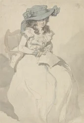 Kärleksbrevet, ca 1790 (penna & bläck och akvarell på papper)