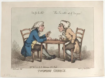 Twopenny Cribbage, [1 oktober 1799], återutgiven 1810., [1 oktober 1799], återutgiven 1810.