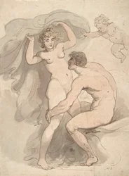 Venus, Anchises och Amor, 1780-1827.