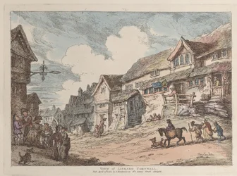 Utsikt över Liskard, Cornwall