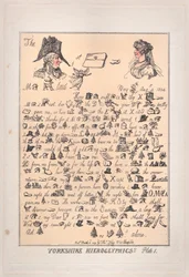 Yorkshire Hieroglyfer, tavla 1, 8 mars 1809., 8 mars 1809.