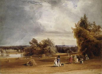 En utsikt över Paris från St. Cloud, 1830