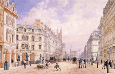 Holborn Viaduct, London, 1871