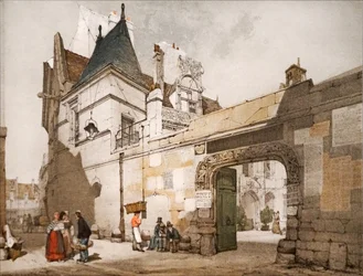 Hotel Cluny, exteriör av domstolen