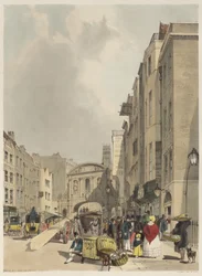 London As It Is: Temple Bar, från Stranden