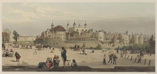 London As It Is: The Tower and Mint, från Great Tower Hill